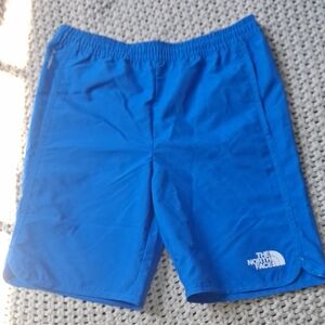 The North Face Blue Athletic Shorts Boys L 14/16